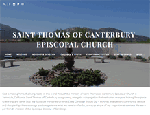 Tablet Screenshot of episcopalchurchtemecula.org